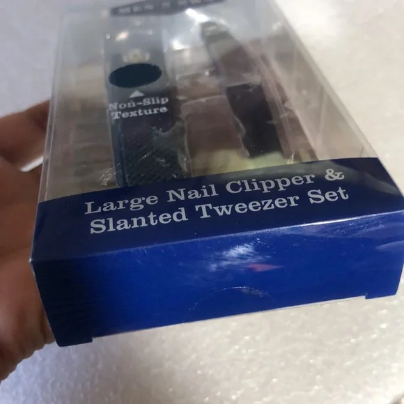 Men’s own large Nail clippers & Slanted Tweezer set - Picture 4 of 7